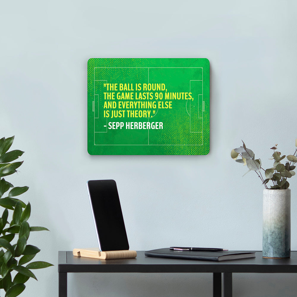 Personalised Football Quote Wall Sign