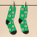 Personalised Lucky Football Photo Socks
