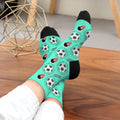 Personalised Lucky Football Photo Socks