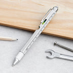 Personalised Spirit Level Multitool Pen with LED Torch