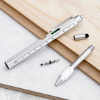 Personalised Spirit Level Multitool Pen with LED Torch