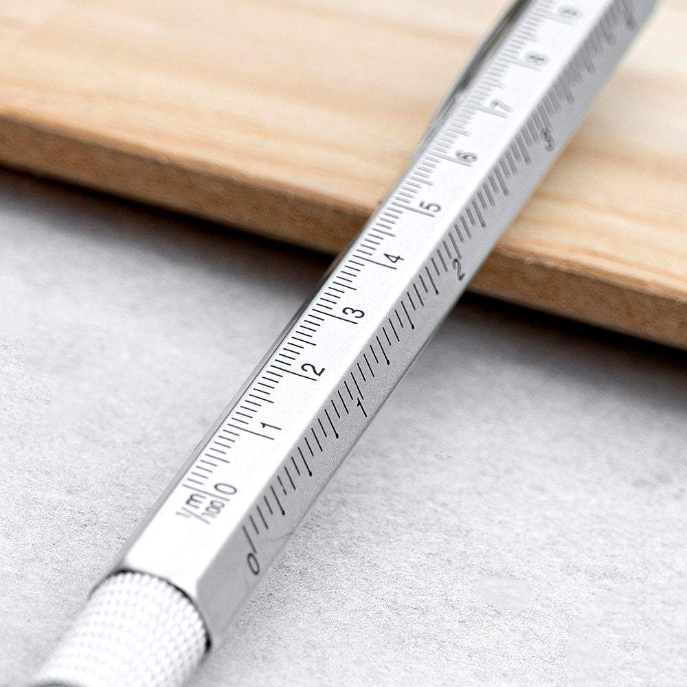 Personalised Spirit Level Multitool Pen with LED Torch