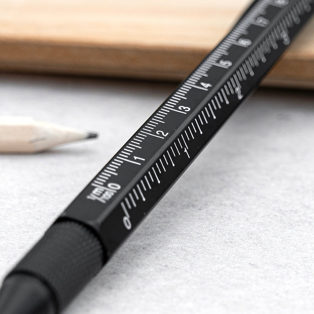 Personalised Spirit Level Multitool Pen with LED Torch