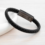 Personalised Men's Secret Message USB Cable Bracelet