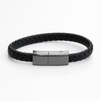 Personalised Men's Secret Message USB Cable Bracelet