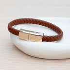 Personalised Men's Secret Message USB Cable Bracelet