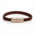 Personalised Men's Secret Message USB Cable Bracelet