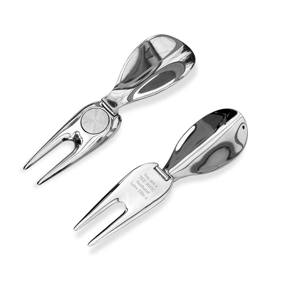 Personalised Golf Divot and Shoe Horn Multitool