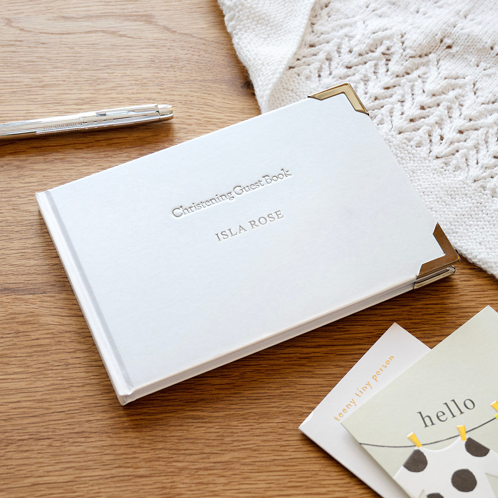 Personalised Christening Guest Book