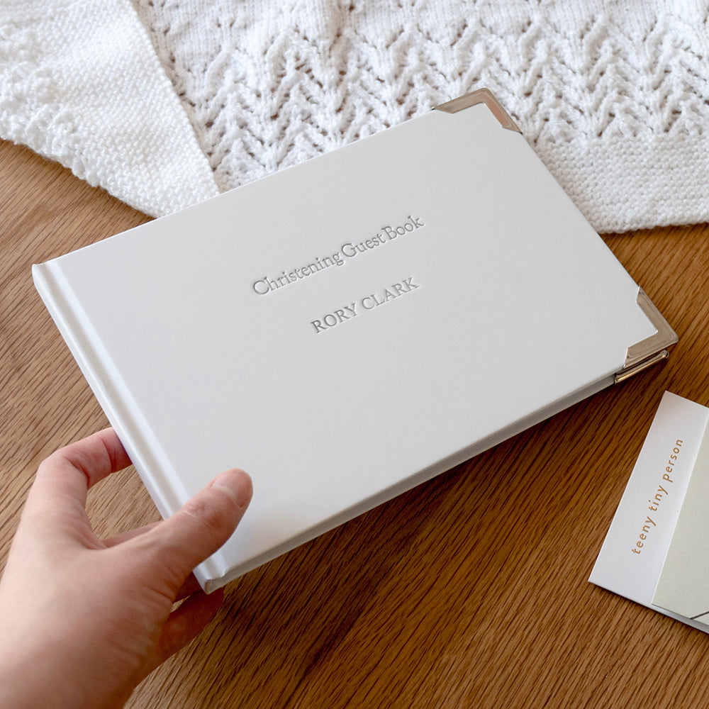 Personalised Christening Guest Book