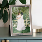Personalised Classic Silver Plated Picture Frame