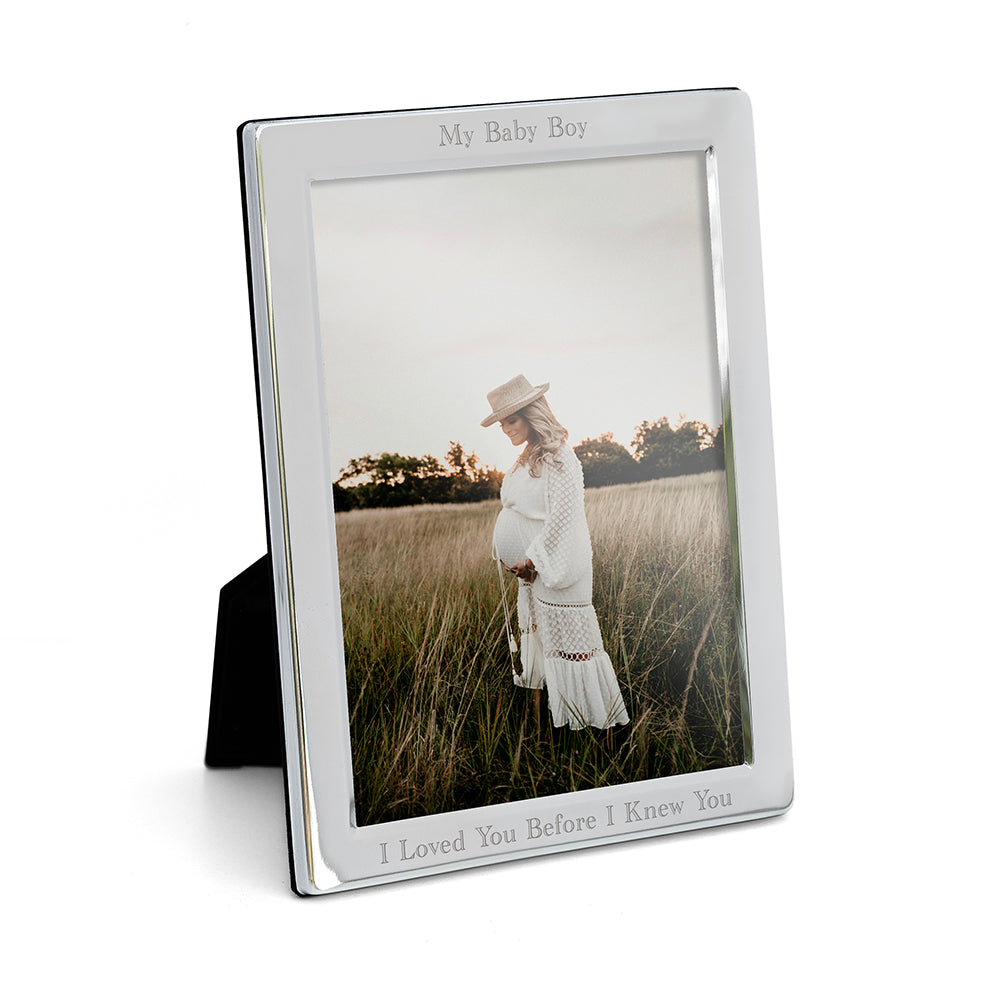 Personalised Classic Silver Plated Picture Frame