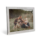 Personalised Luxury Silver Plated Landscape Picture Frame