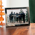 Personalised Luxury Silver Plated Landscape Picture Frame