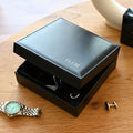 Personalised Classic Black Square Jewellery Box