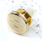 Personalised Happy Anniversary Wine Bottle Stopper