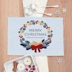 Personalised Nordic Wreath Placemat