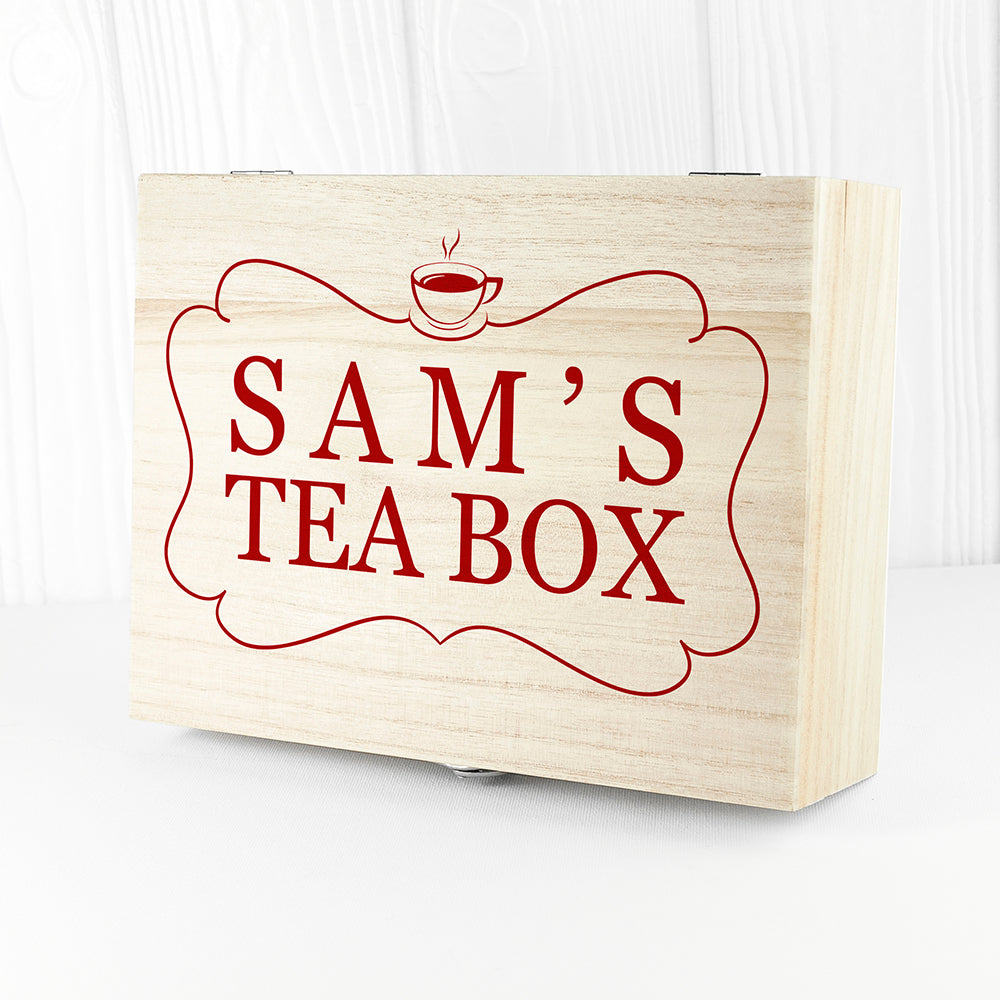 Personalised Love Chai Tea Box