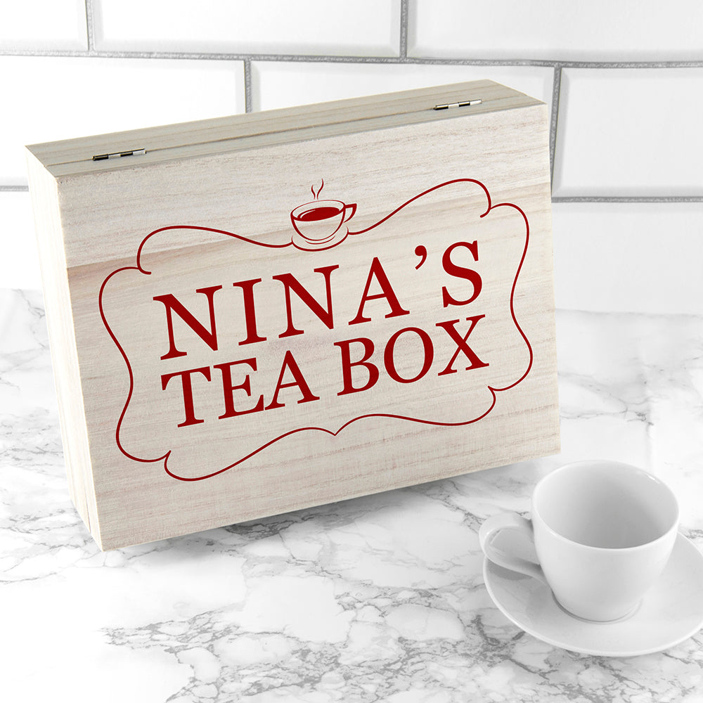 Personalised Love Chai Tea Box