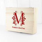 Monogrammed Love Chai Tea Box