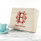 Monogrammed Love Chai Tea Box