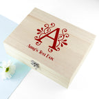 Monogrammed Love Chai Tea Box