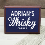Personalised Whiskey Corner Plaque