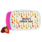 Colourful Giraffe Pattern Lunch Box