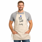 Personalised King of the Grill BBQ Apron
