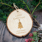Personalised Christmas Tree Hanging Decoration