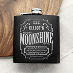 Personalised Moonshine Vintage Hip Flask