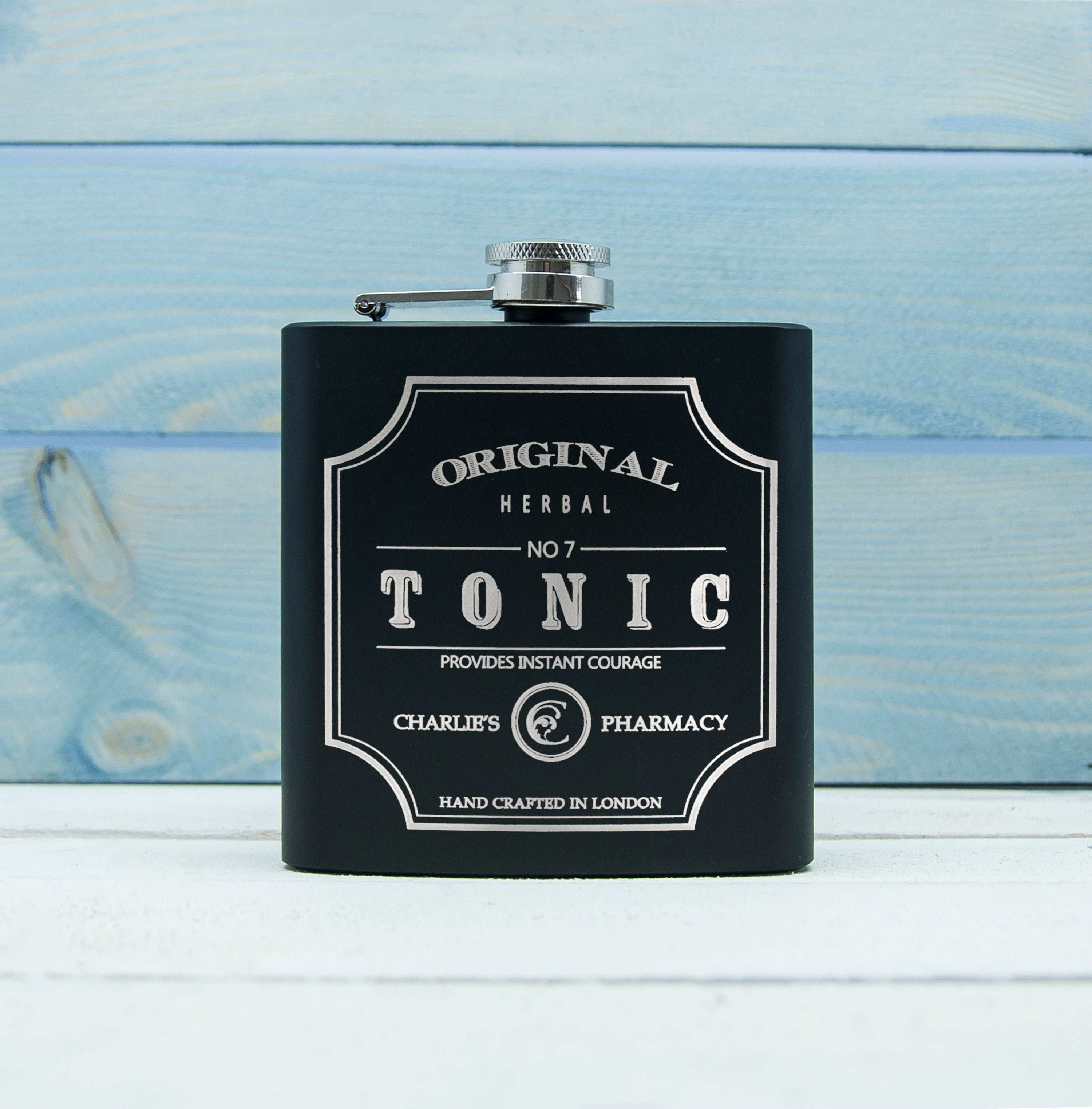 Personalised Tonic Vintage Hip Flask