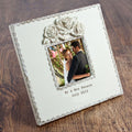 Personalised  Rustic Roses Medium Picture Frame