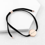 Personalised Always with You Name Black Bracelet