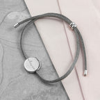 Personalised Always with You Name Grey Bracelet