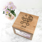Personalised Baby Boy Photo Memory Box