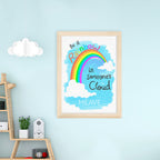 Personalised Be A Rainbow Framed Print