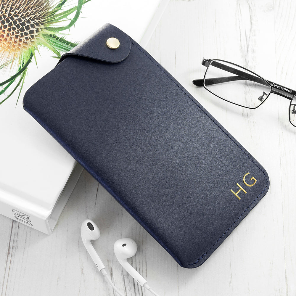 Personalised Leather Glasses Case