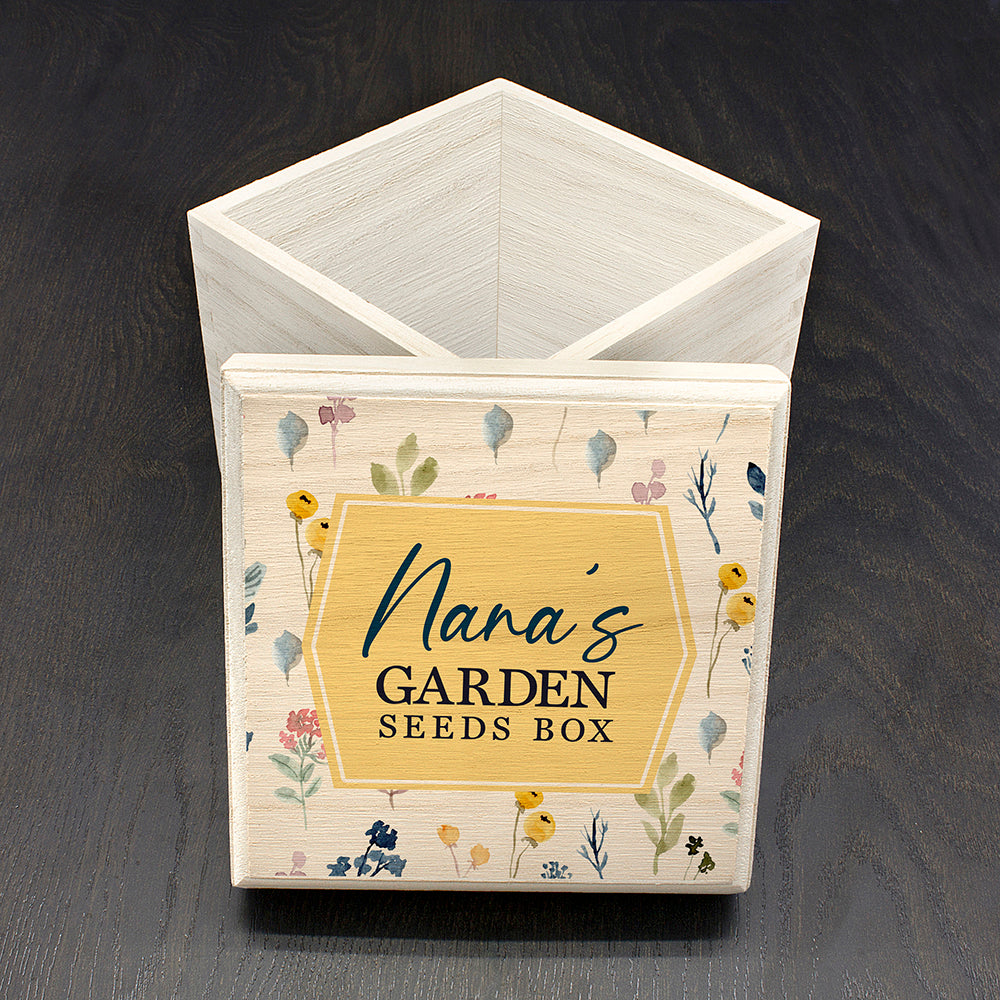 Personalised Botanical Seeds Box