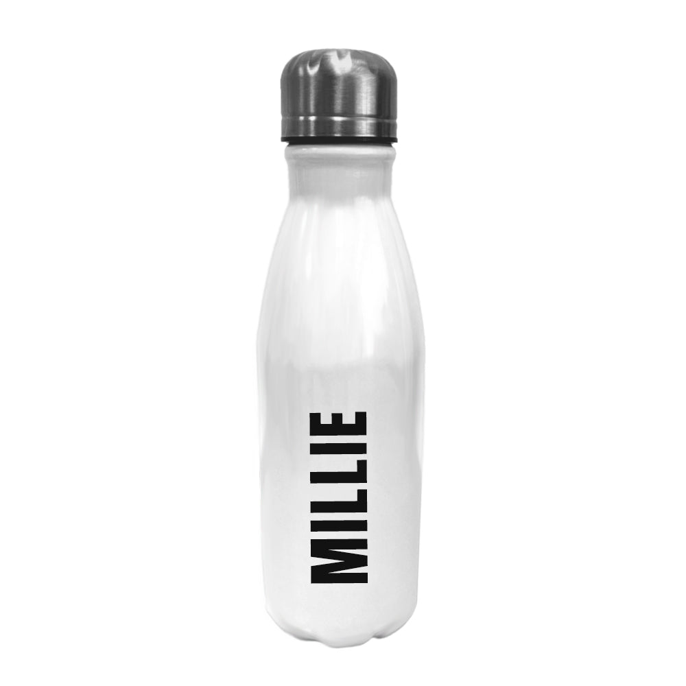 Personalised Bowling Water Bottle - Condensed