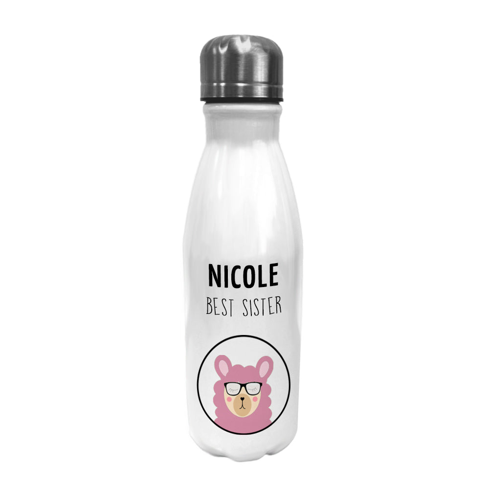 Personalised Bowling Water Bottle - Llama Icon