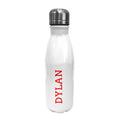 Personalised Bowling Water Bottle - Typewriter