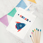 Personalised Boy's Fabric Party Bag