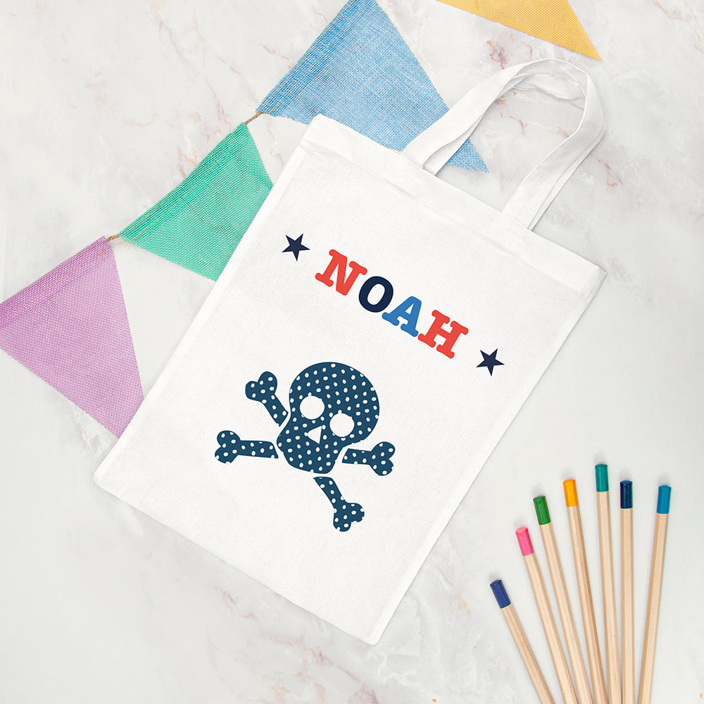 Personalised Boy's Fabric Party Bag
