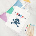 Personalised Boy's Fabric Party Bag