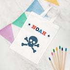 Personalised Boy's Fabric Party Bag