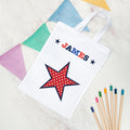 Personalised Boy's Fabric Party Bag