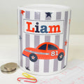 Personalised Boy's Money Box