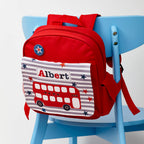Personalised Boy's Red Mini Rucksack