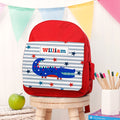 Personalised Boy's Red Mini Rucksack